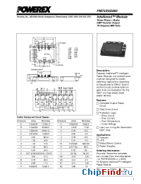 Datasheet PM75RSD060 manufacturer Powerex