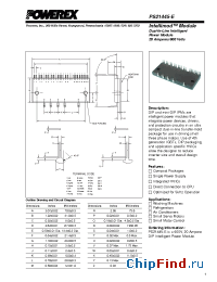 Datasheet PS21445 manufacturer Powerex