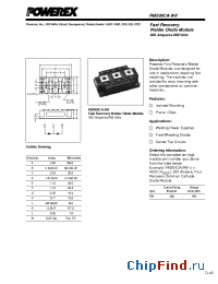Datasheet RM300CA-9W manufacturer Powerex