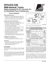 Datasheet DPA426 manufacturer Power Integrations