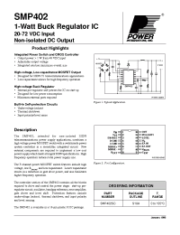 Datasheet SMP402 manufacturer Power Integrations