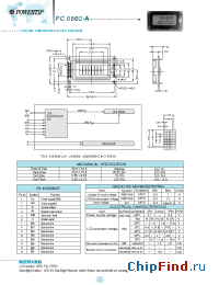 Datasheet PC0802A manufacturer Powertip