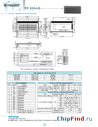 Datasheet PC2004-G manufacturer Powertip