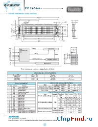 Datasheet PC2404-A manufacturer Powertip