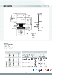 Datasheet PE12864-007 manufacturer Powertip