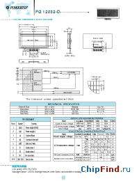 Datasheet PG12032-D manufacturer Powertip