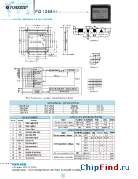 Datasheet PG12864-I manufacturer Powertip