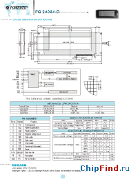 Datasheet PG24064-D manufacturer Powertip