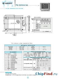 Datasheet PG320240-G manufacturer Powertip
