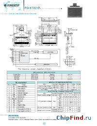 Datasheet PG9732 manufacturer Powertip