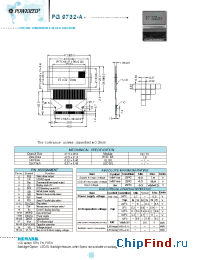 Datasheet PG9732-A manufacturer Powertip