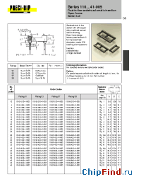 Datasheet 110-91-310-41-005 manufacturer Precid-Dip