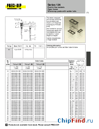 Datasheet 126-93-420-41-001 manufacturer Precid-Dip