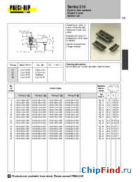 Datasheet 210-91-308-41-001 manufacturer Precid-Dip