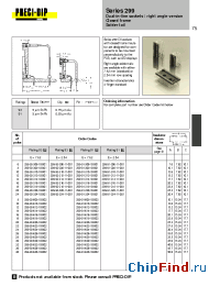 Datasheet 299-91-306-10-001 manufacturer Precid-Dip