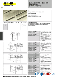 Datasheet 373-10-116-00-001 manufacturer Precid-Dip