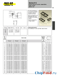 Datasheet 612-99-610-41-001 manufacturer Precid-Dip