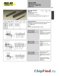 Datasheet 801-91-016-20-002 manufacturer Precid-Dip