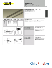 Datasheet 801-93-016-40-001 manufacturer Precid-Dip