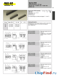 Datasheet 853-91-016-20-001 manufacturer Precid-Dip