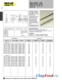 Datasheet 890-19-024-10-803 manufacturer Precid-Dip