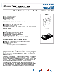 Datasheet 420LE28 manufacturer Protek