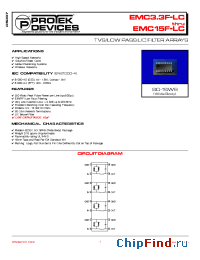Datasheet EMC3.3F-LC manufacturer Protek