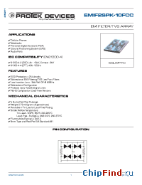 Datasheet EMIF2SPK-10FCC manufacturer Protek