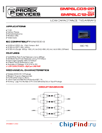 Datasheet SMP6LCxx-2P manufacturer Protek