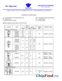 Datasheet АЛ161А1 manufacturer Протон