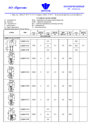 Datasheet КДФ111А1 manufacturer Протон