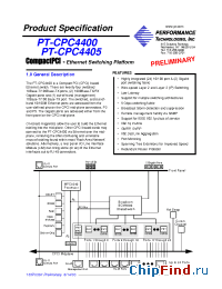 Datasheet PT-CPC4400 manufacturer Performance Tech.