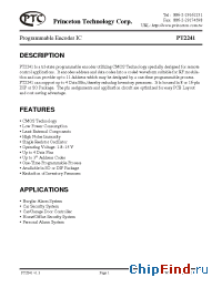 Datasheet PT2241-16S manufacturer PTC