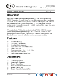 Datasheet PT2270-M6 manufacturer PTC