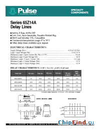 Datasheet 65Z14A025 manufacturer Pulse