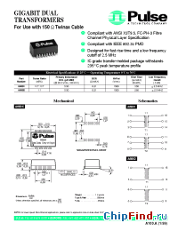 Datasheet A6801 manufacturer Pulse
