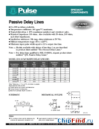 Datasheet LF10G1 manufacturer Pulse