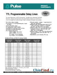 Datasheet TTLPG301 manufacturer Pulse