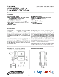 Datasheet P3C1024 manufacturer Pyramid