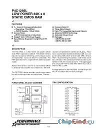 Datasheet P4C1256L-55C manufacturer Pyramid