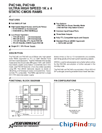 Datasheet P4C148-10C manufacturer Pyramid
