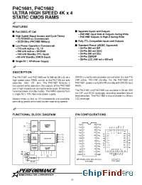 Datasheet P4C1681-25C manufacturer Pyramid