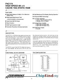 Datasheet P4C174-10PC manufacturer Pyramid