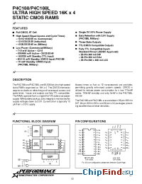 Datasheet P4C188-20DM manufacturer Pyramid
