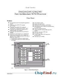 Datasheet FAS216 manufacturer QLogic