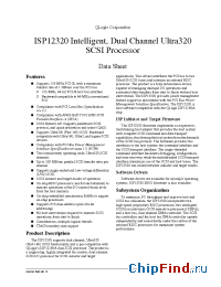 Datasheet ISP1232 manufacturer QLogic