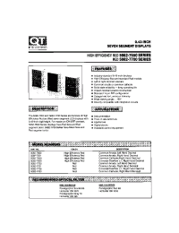 Datasheet 5082-7651 manufacturer QT