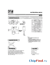 Datasheet CNY28 manufacturer QT
