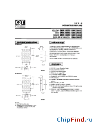Datasheet GMA2485C manufacturer QT