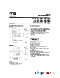 Datasheet GMA2488C manufacturer QT